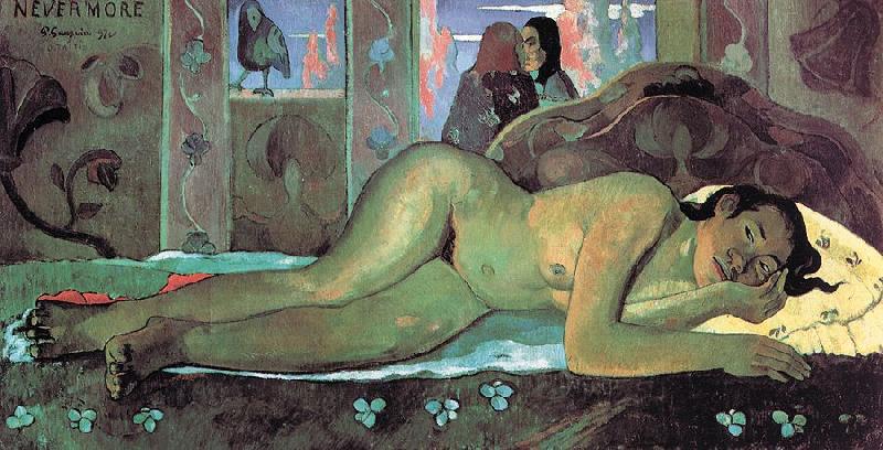 Paul Gauguin Nevermore, O Tahiti China oil painting art